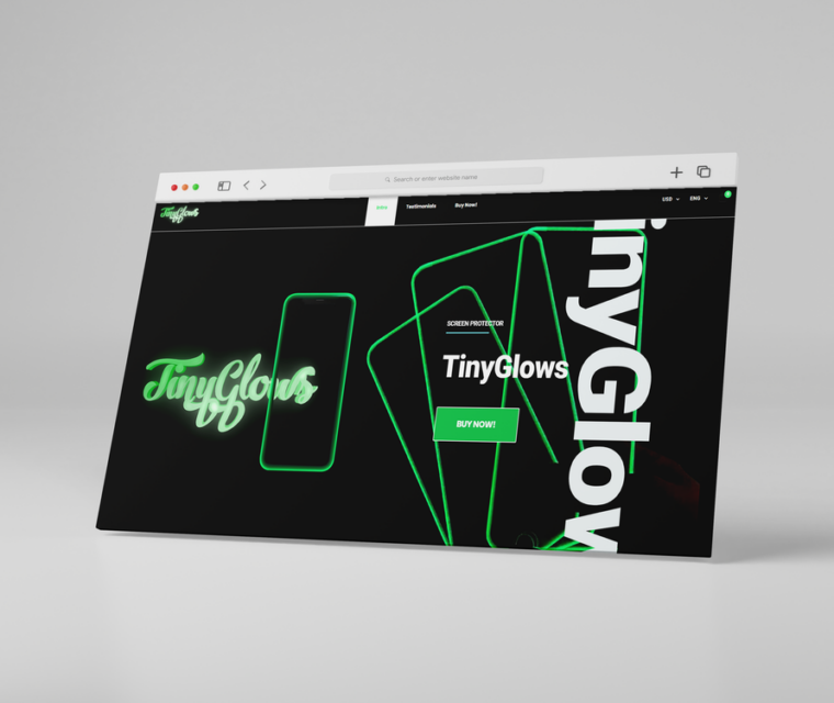 tiny glows web